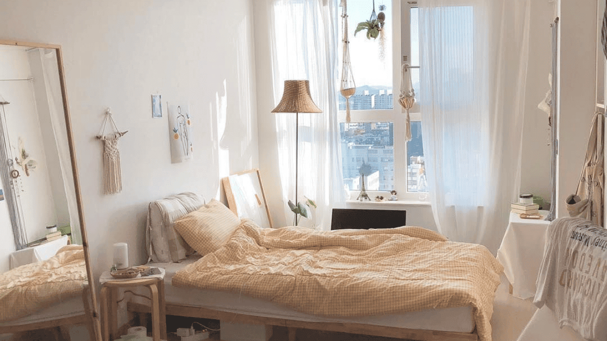 Decor phòng ngủ theo phong cách kiểu hàn quốc